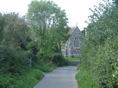 Holy Rood Wool - Church Lane view